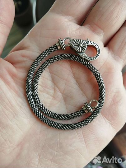 Серебряный браслет мужской