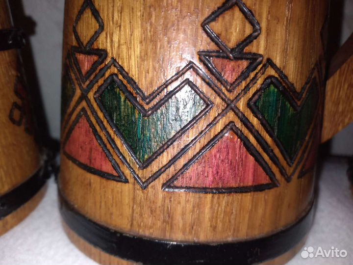 Красивые пивные кружки/бокалы Винтаж СССР Нат дере