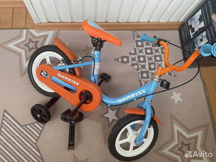 Детский велосипед kreiss новый