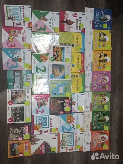 Учебники 1-6, 8-9 класс