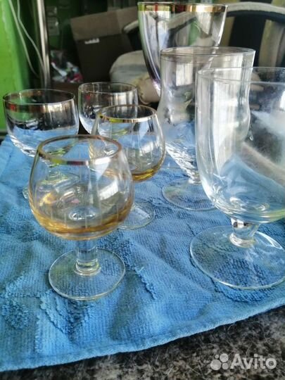 Фужеры СССР разные