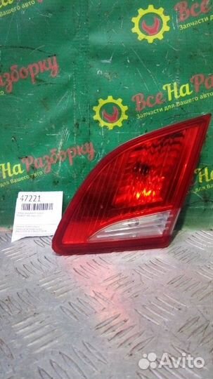 Фонарь внутренний правый Peugeot 408 седан 2012