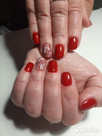 Маникюр с покрытием гель лаком