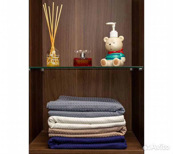 Комплект полотенец вафельных Home One 80х150 (2шт)