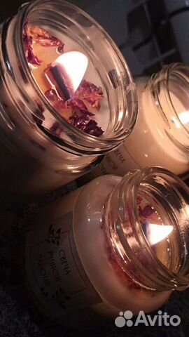 Свечи ручной работы на подарок