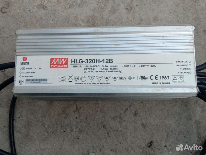 Блок питания HLG-320-12B