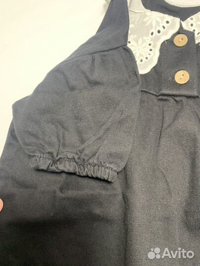 Платье для девочки от Zara джинсовое92-116