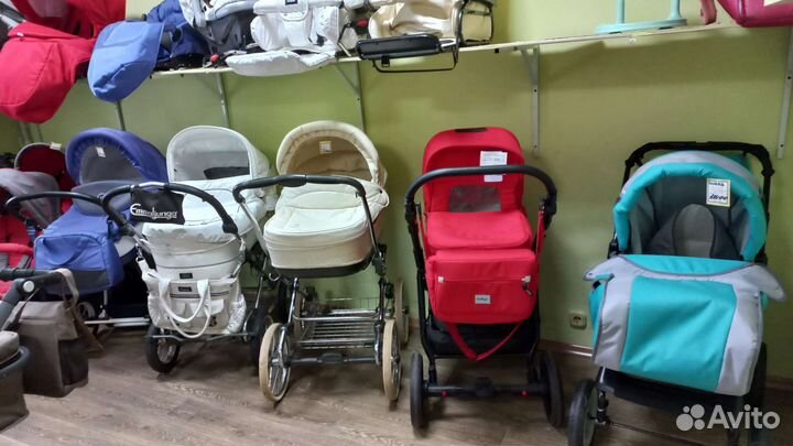 Коляска новая и с пробегом