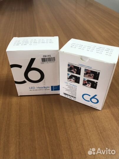 Светодиодные лампы h1 led c6