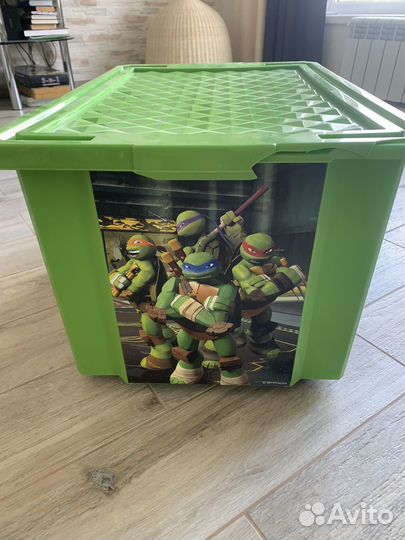 Ящик для игрушек на колесах