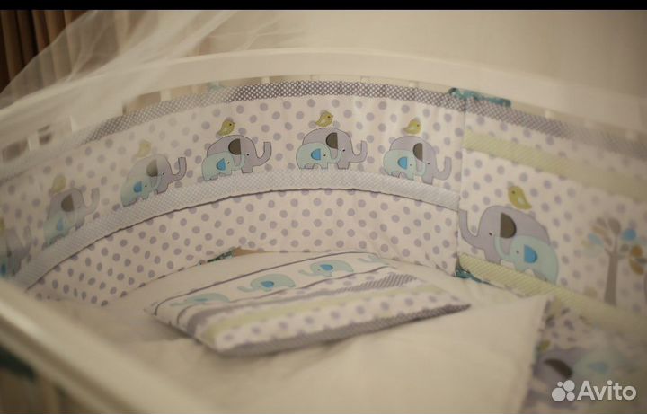 Детское Постельное белье 10в 1 бортики-подушки