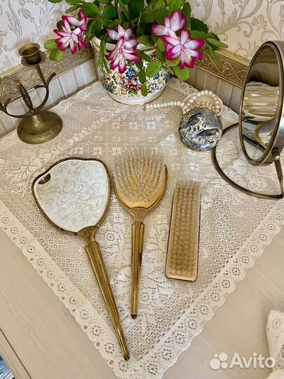 Набор для туалетного столика. Англия. Винтаж