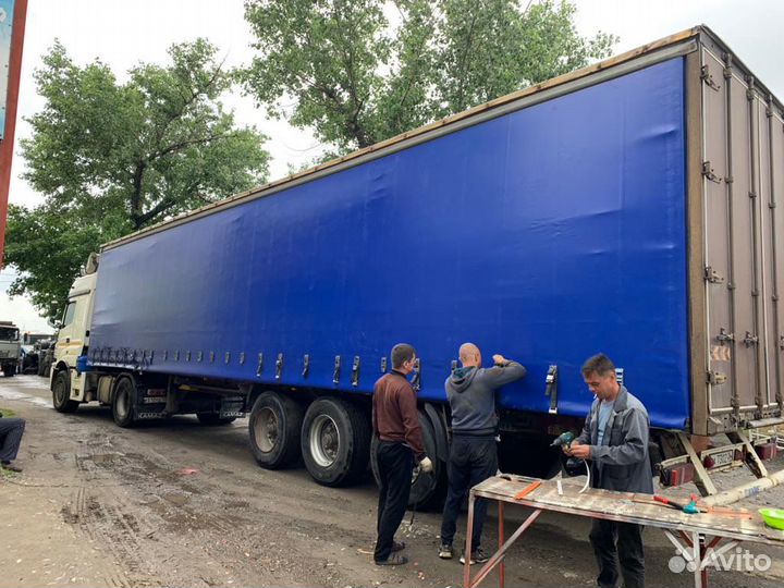 Тент Штора на полуприцеп 13 60