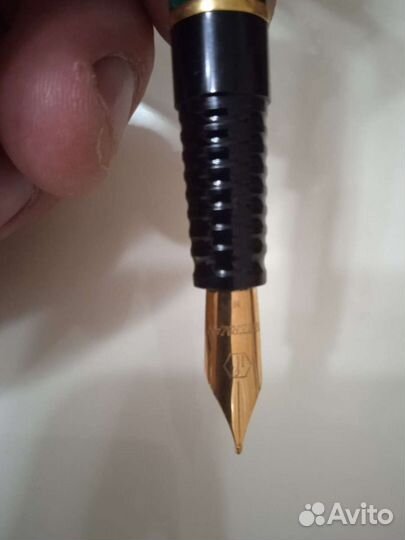 Перьевая ручка waterman золотое перо 23к