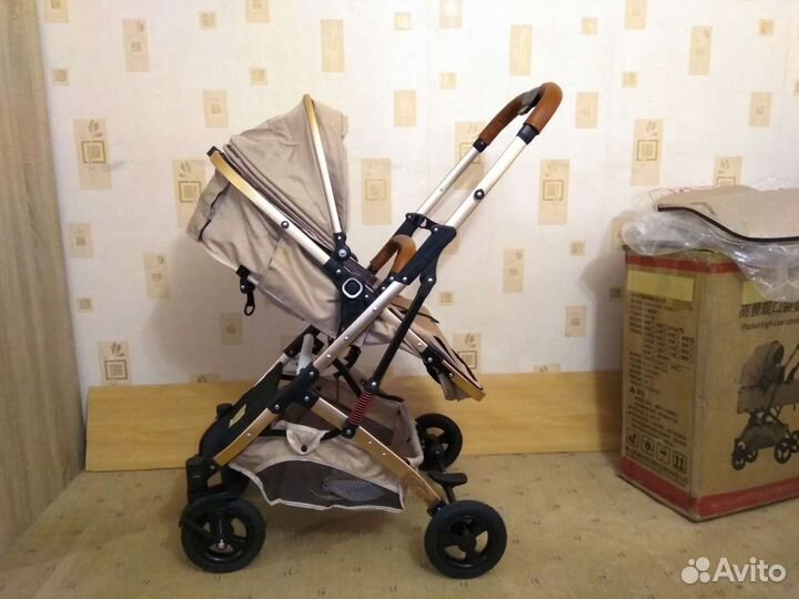 Детская коляска новая, 2в1