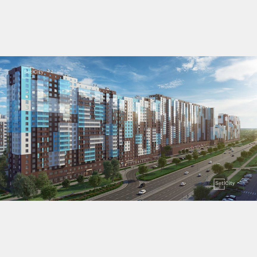 Квартира-студия, 25,4 м², 9/25 эт.