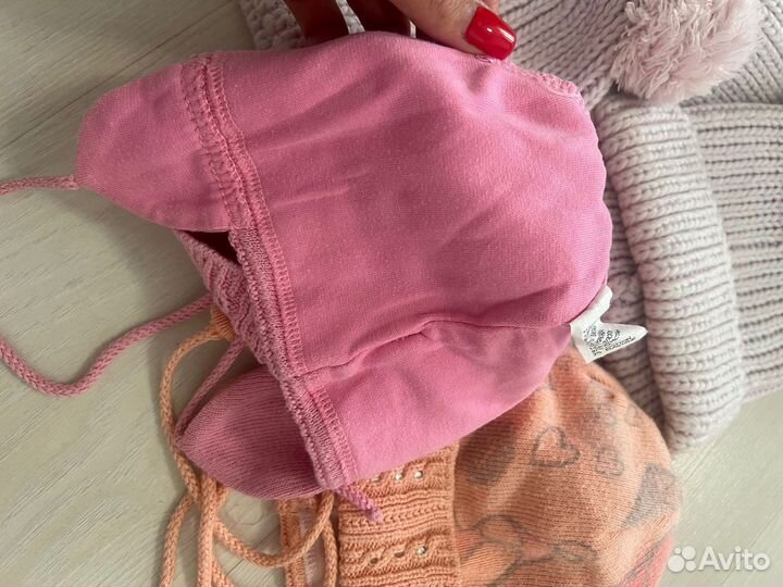 Шапка детская, шарф, снуд