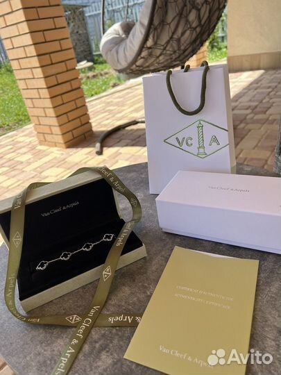 Браслет Van Cleef в серебре