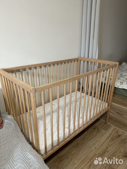 Детская кровать IKEA с матрасом