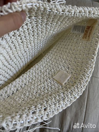 Пляжный клатч с бахромой