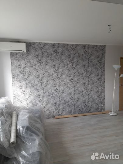 Поклейка обоев