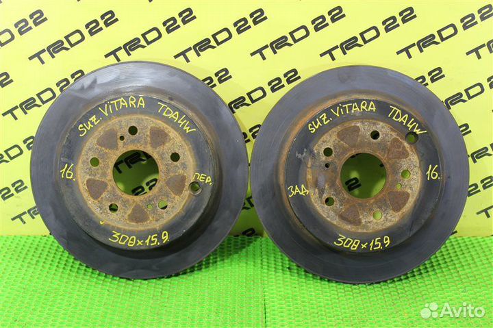 Тормозной диск задний Suzuki Grand Vitara TDA4W