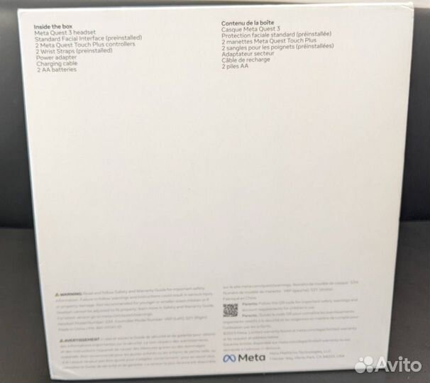 Очки виртуальной реальности Oculus Quest 3 128 Гб