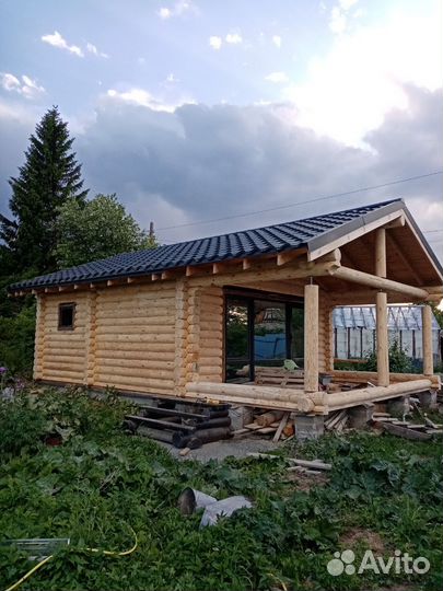 Срубы из оцилиндрованные бревна