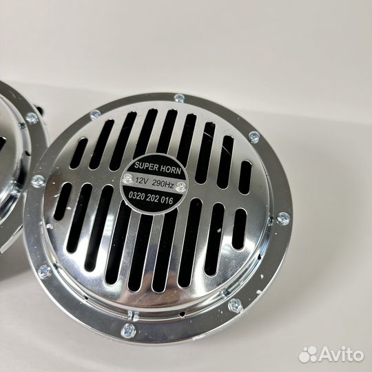 Звуковой сигнал mercedes хром большие