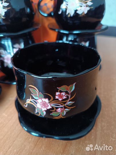 Сервиз чайный, стекло