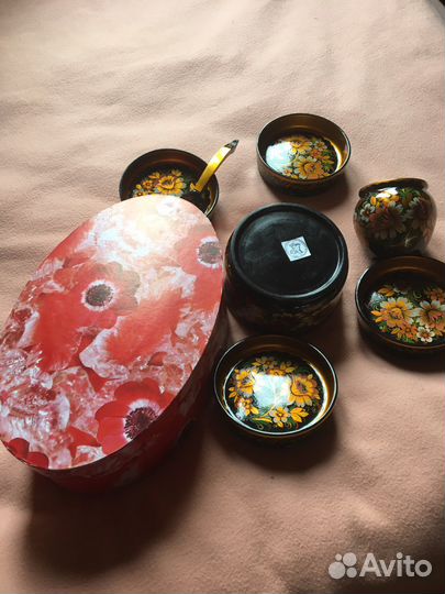 Набор хохлома, 7 предметов