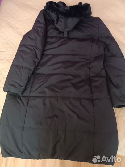 Финское зимнее Пальто женское. Цвет темно синий