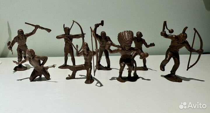 Солдатики викинги СССР и индейцы