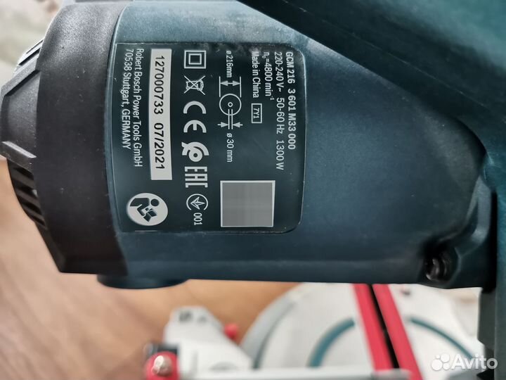 Торцовочная пила Bosch gcm 216