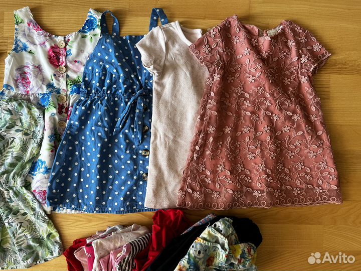 Вещи пакетом на девочку 92 98