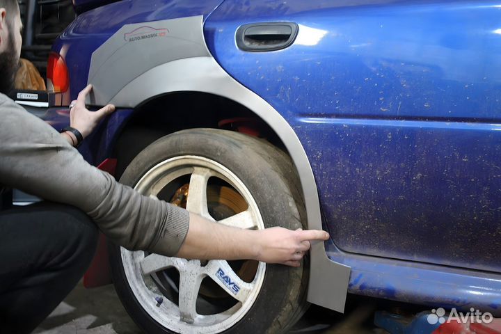 Арки ремонтные Audi A4 B6 рест