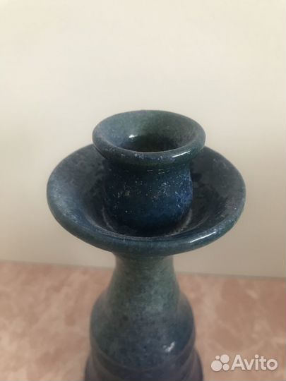 Подсвечник глиняный