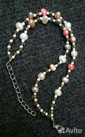 Комплект: бусы и браслет 