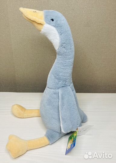 Гусь мягкая игрушка серый