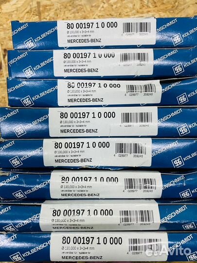 Кольца поршневые MB OM441/442 d130.0 STD 3-3-4