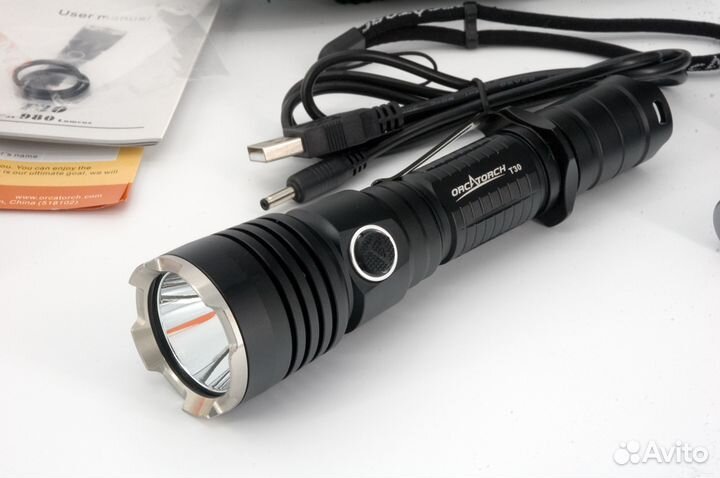 Фонарь тактический для охоты с зарядным устройство