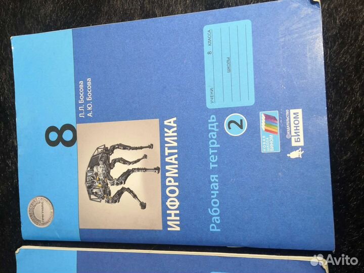 2 части Рабочая тетрадь информатика 8 класс