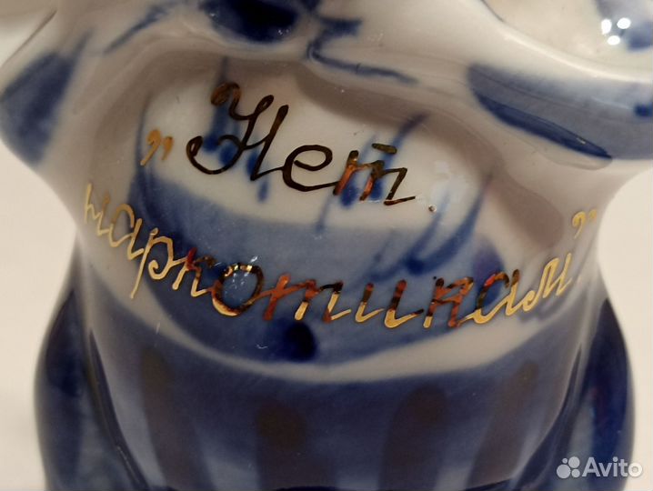 Гжель, мышка 