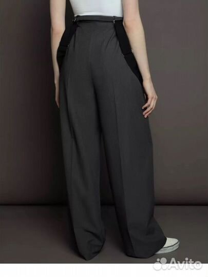 Брюки с подтяжками