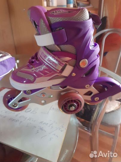 Ролики для девочек 32 33 размер