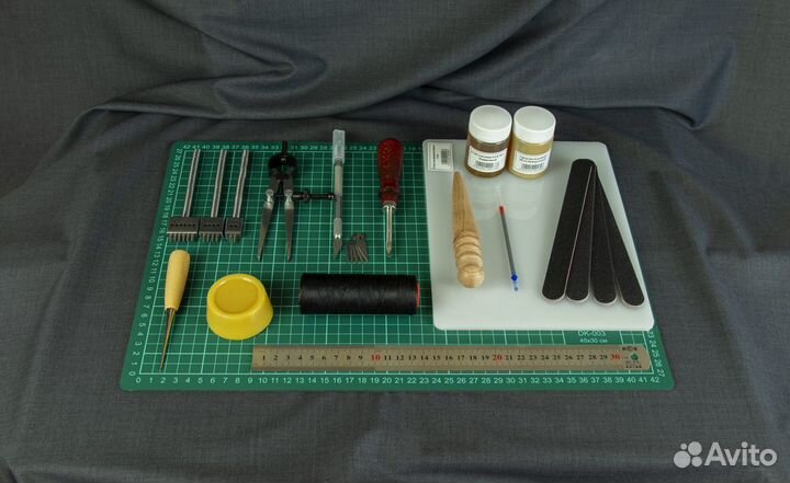 Набор инструментов для работы с кожей №2