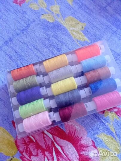 Нитки швейные, ассорти, номер 40