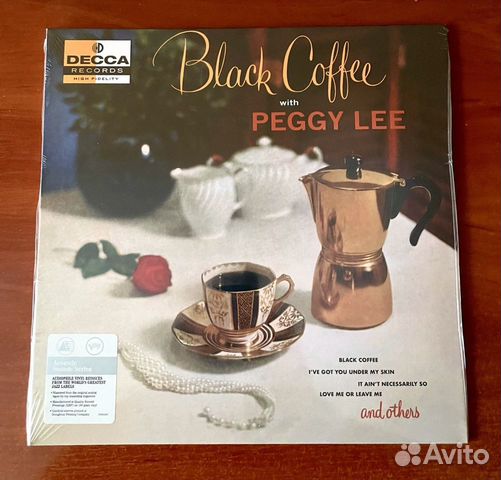 Винил Peggy Lee - Black Coffee With Peggy Lee объявление продам