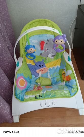 Шезлонг детский электрический