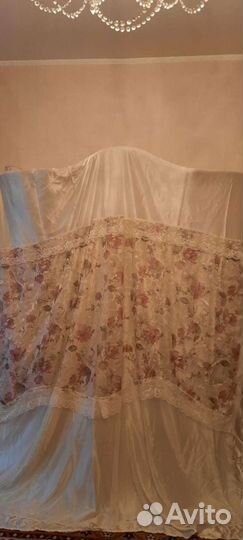 Шторы и тюль с ламбрикеном